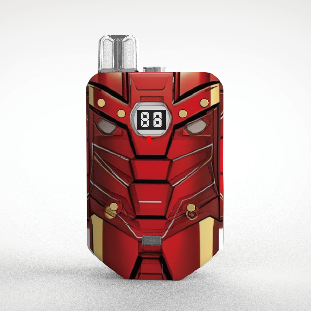 Energy Drinking 红牛能量饮料口味 Mecha Ironman Smart Health Vaporizer Vape 雾化器 Penyembur Wap Screen Display