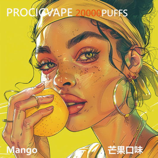 Mango 芒果口味 Mecha Ironman Smart Health Vaporizer Vape 雾化器 Penyembur Wap Screen Display