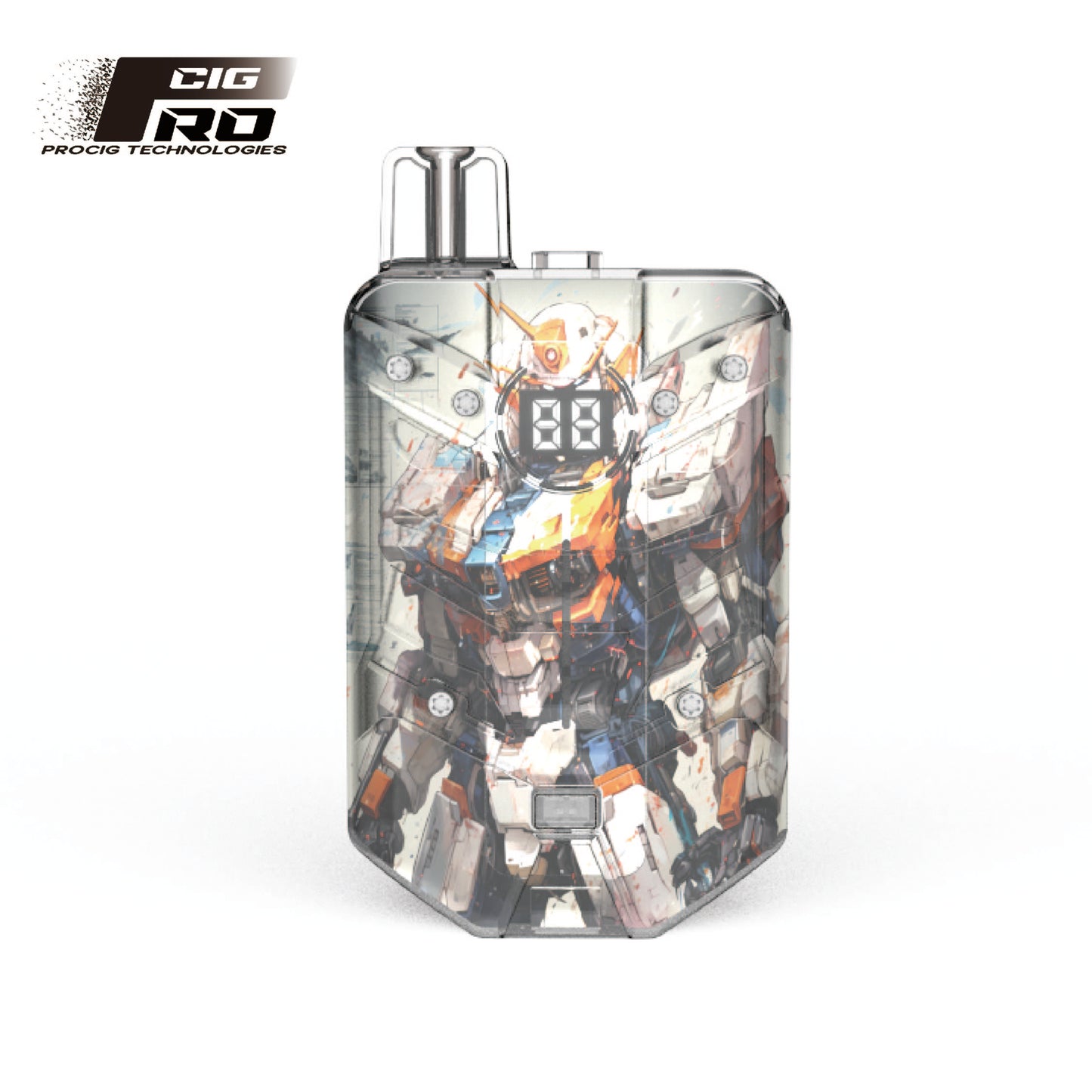 Mecha Ironman Smart Health Vaporizer Vape 雾化器 Penyembur Wap Screen Display mocha coffee 摩卡