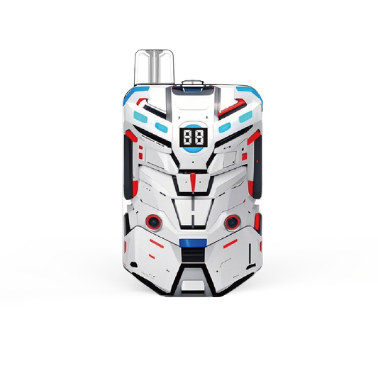 Mecha Ironman Smart Health Vaporizer Vape 雾化器 Penyembur Wap Screen Display White coffee 咖啡